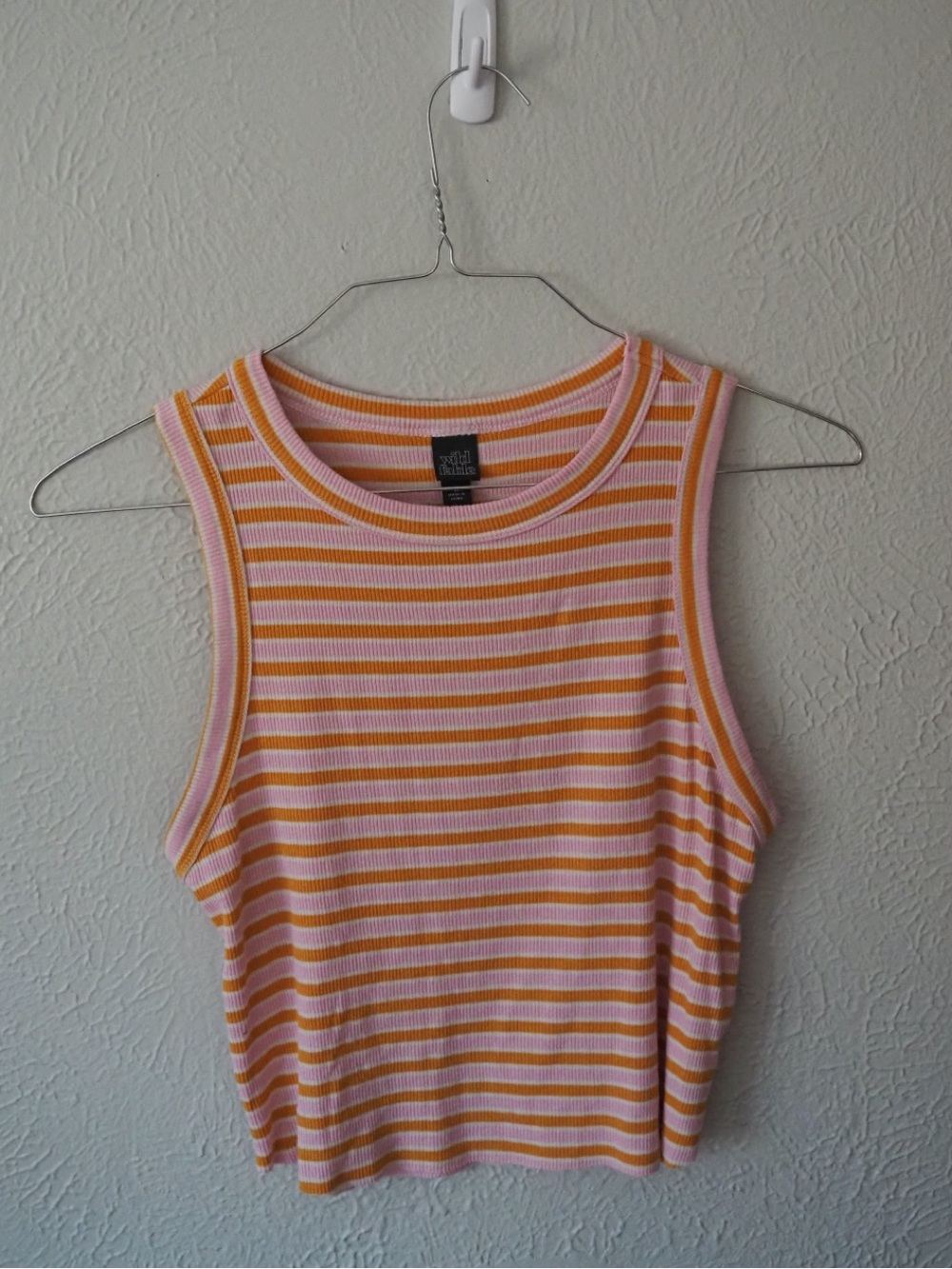 Wild Fable Striped Tank Top in Pink & Orange - Ws Medium